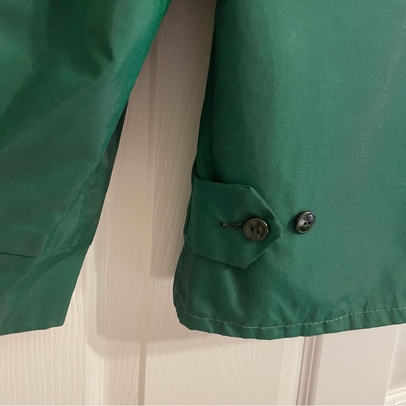 Reversible Vintage Bomber Sports Jacket Iridescent Green Tan Retro - Picture 5 of 14